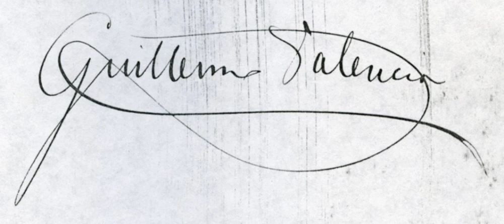 Firma de Guillermo Valencia Castillo