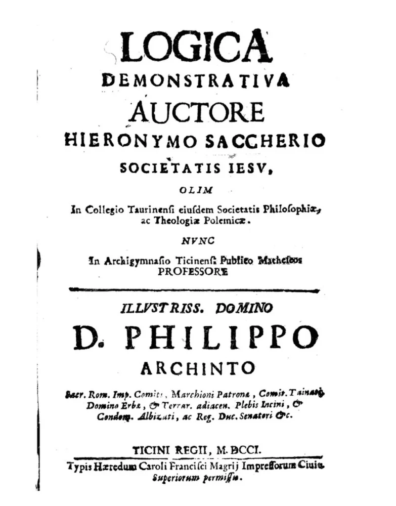 Giovanni Gerolamo Saccheri — Imagen principal